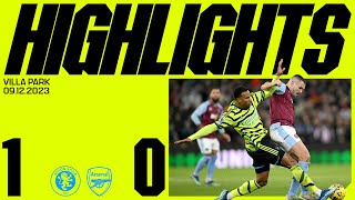 HIGHLIGHTS  Aston Villa vs Arsenal 10  Premier League [upl. by December]