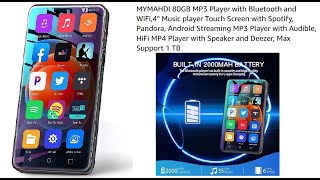 MYMAHDI MP3 PLAYER REVIEW [upl. by Jeroma]