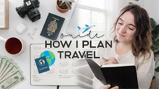 TRAVEL PLAN WITH ME ✈️ Booking Flights Budgeting Itinerary amp More  How To Plan A Trip Abroad [upl. by Lyndsay499]