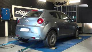 Alfa Romeo Mito 14 mpi 105cv  115cv reprogrammation moteur dyno digiservices [upl. by Ashley]