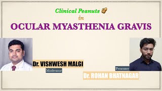 Clinical Peanuts 🥜 Ocular Myastheina Gravis case discussion for Residents and trainees [upl. by Adnorahs194]