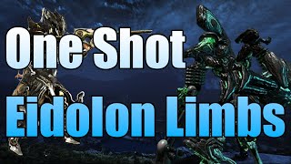 How To 1SHOT EIDOLON Shields  Warframe 2022 [upl. by Rowan]