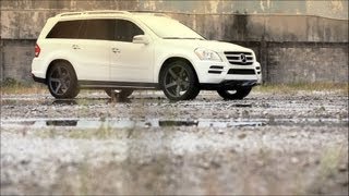 Mercedes Benz GL450 on 22quot Vossen VVSCV3 Concave Wheels  Rims [upl. by Rolyab541]