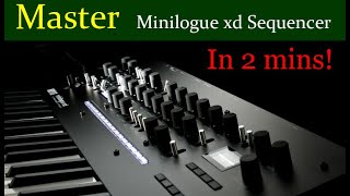 Record a sequence into Korg Minilogue xd in 2 minutes [upl. by Broddie274]