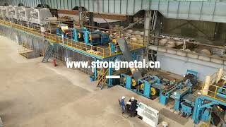 large scale bright annealing line for stainless steel strips [upl. by Naghem]