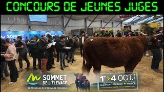 SOMMET ELEVAGE  CONCOURS JEUNES JUGES [upl. by Naujuj]