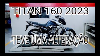 TITAN 160 CINZA MET 2023 ESTÁ FALTANDO UM DETALHE [upl. by Duahsar]