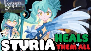 STYRIA IS HERE SHE MIGHT BE THE BEST HEALER FORTRESS SAGA RPG [upl. by Etnomed827]