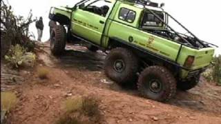 Dodge TRex 6x6 Rolls over camera man [upl. by Akiehs]