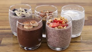 Chia Pudding – 5 Easy amp Healthy Recipes [upl. by Letrice606]