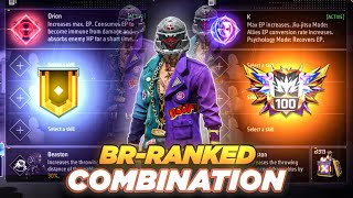 NEW  FULL MAP  CHARACTER COMBINATION  AFTER UPDATE BEST BRRANKED SKILL COMBINATION [upl. by Nnylesor]