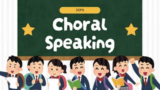 JCPS Showcase 76th HK Schools Speech Festival Choral Speaking Training 2 [upl. by Olnton]