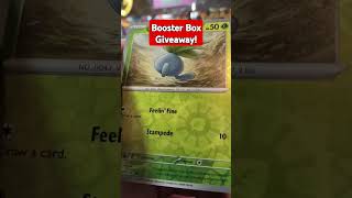 Booster Box Giveaway Pack 6 pokemoncards [upl. by Georgine]