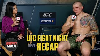 Marvin Vettori breaks down win vs Jack Hermansson  UFC Post Show  ESPN MMA [upl. by Sellig]