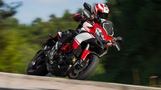 Ducati Multistrada 1200 S Pikes Peak 2013 ESSAI MAXreportagecom [upl. by Ayotahc]