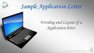 How to write an application letter [upl. by Warthman895]