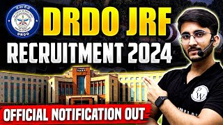 DRDO JRF Recruitment 2024  Eligibilty  Total Posts  Salary  How To Apply  Detailed Notification [upl. by Al]