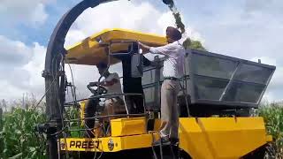 SILAGEFORAGE HARVESTER BY PREET GROUP [upl. by Ecyar801]