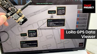 LoRa Project ESP32 LoRa GPS Data showing on the Map [upl. by Oirromed188]