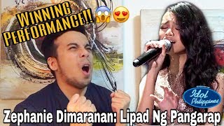 Zephanie Dimaranan quotLipad ng Pangarapquot  July 27 2019 Idol Philippines  Reaction Video [upl. by Aicinod]