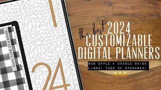 IT’S HERE 🥳 the BEST most customizable 2024 Digital planners All in one 2024 digital planners [upl. by Ettenahs271]