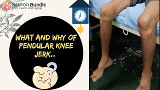 Pendular Knee Jerk reflex cerebellar functions ataxia neurology [upl. by Cloris]