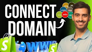 How to Connect Your Domain to Shopify Third Party Domain Provider [upl. by Mezoff]