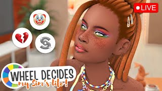 NEW Becoming a Cheating Broke Clown 🤡  Wheel Decides My Sims Life 1  The Sims 4 Livestream [upl. by Garate55]