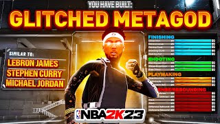 THIS GLITCHED METAGOD BUILD WILL BREAK NBA 2K23 BEST DEMIGOD BUILD FOR GOING AGAINST COMP NBA 2K23 [upl. by Sandon]