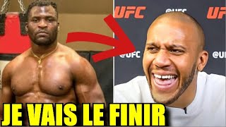 FRANCIS NGANNOU  CIRYL GANE VA FINIR KO DES QUE JE LUI POSERAI LES MAINS DESSUS  UFC MMA ACTU [upl. by Naimaj]