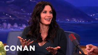 Courteney Cox Is Always In The Mood For Love  CONAN on TBS [upl. by Ainecey]