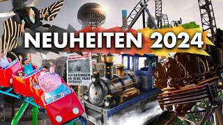 Alle FreizeitparkNeuheiten in Deutschland 2024 [upl. by Joellyn]