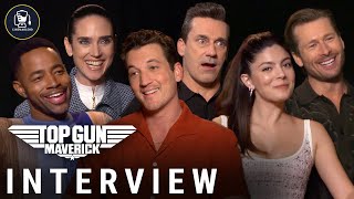 Top Gun Maverick Interviews With Miles Teller Jennifer Connelly Jay Ellis amp More [upl. by Marylee]