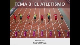 RESUMEN ATLETISMO  Educación Física [upl. by Nahtal]