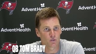 Tom Brady on Facing Drew Brees amp Playing for Bruce Arians  Press Conference [upl. by Ardnohsed]