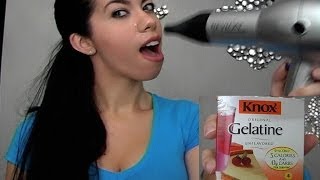 How to get rid of blackheads Gelatin milk mask review [upl. by Leynwad884]