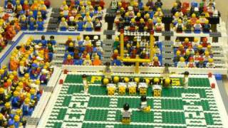 NFL Super Bowl XLV Pittsburgh Steelers vs Green Bay Packers  Lego Game Highlights [upl. by Leimaj90]