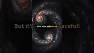 What if 2 Galaxies collide Shorts facts Space Universe Galaxy [upl. by Yellac12]