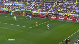 La Liga 27 09 2014 Villarreal vs Real Madrid  HD  Full Match  Rusian Commentary [upl. by Nahshunn63]