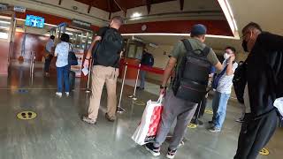 Landing in Pohnpei and going through airport Pohnpei Federated States of Micronesia pohnpei [upl. by Aleehs]