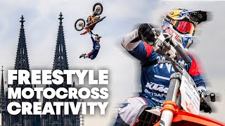 Spectacular World First Freestyle Motocross Tricks With Luc Ackermann [upl. by Prudence128]