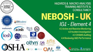 NEBOSH IG1  Element 4 Complete [upl. by Viscardi]