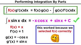 Integration By Parts [upl. by Hassin896]