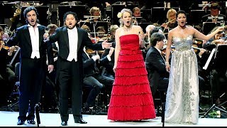 OPERA PLANET Anna Netrebko Elīna Garanča La Traviata Brindisi 4K ULTRA HD [upl. by Nhguahs]