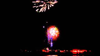 July 4 2011  Fireworks on the Beaches of Ocean Shores 2 [upl. by Alicul]