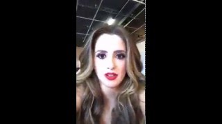 Laura Marano  Periscope Radio Disney quotBoomboxquot [upl. by Cis]