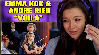 Emma Kok amp André Rieu  Voilà  FIRST TIME REACTION  Maastricht 2023 official video [upl. by Saihttam935]