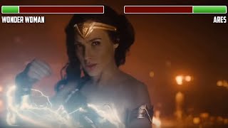 Wonder Woman vs Ares WITH HEALTHBARS  Final Battle  HD  Wonder Woman [upl. by Inirt]