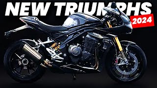 4 Best New Triumph Motorcycles for 2024 [upl. by Smail792]