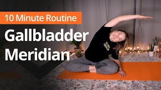 GALLBLADDER MERIDIAN  10 Minute Daily Routines [upl. by Ahsienot]